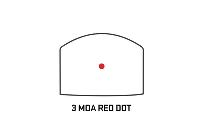 SIG SAUER ROMEO-X ENCLOSED COMPACT RED DOT 3 MOA SHIELD RSM-C