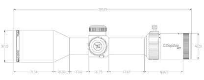 DDoptics Zielfernrohr V10 2-20x50 NXT MRAD | A4N |