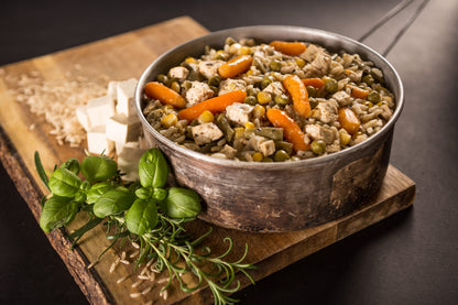 OUTDOOR NOTFALL NAHRUNG GEMÜSERISOTTO MIT TOFU