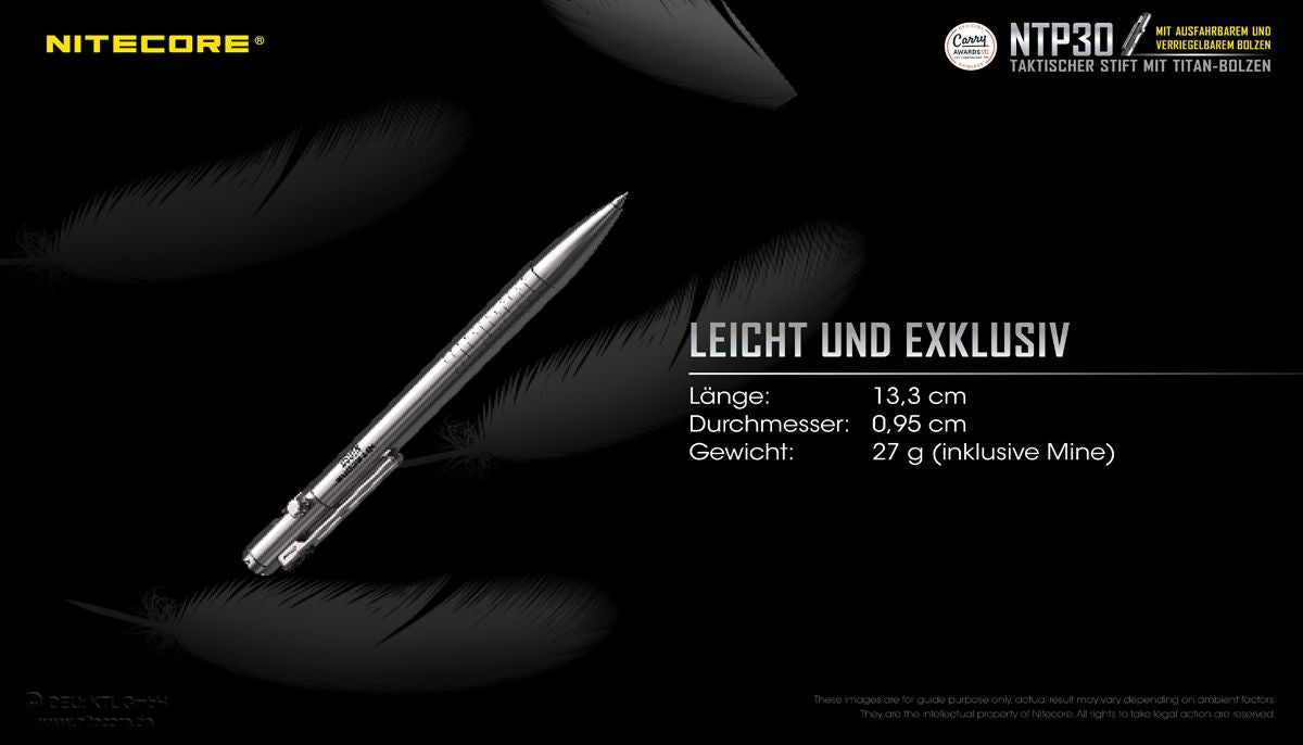 NITECORE TITAN EDC PEN NTP30 KUGELSCHREIBER