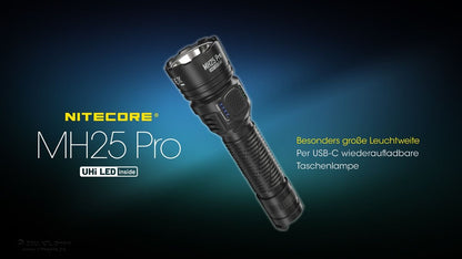 NITECORE MH25 PRO - 3300 LUMEN, UHi 40 LED EDC TASCHENLAMPE