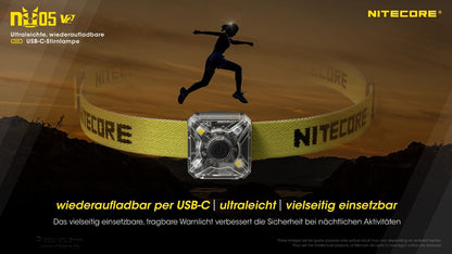 Nitecore NU05 V2 - USB-C EDC SIGNALLICHT