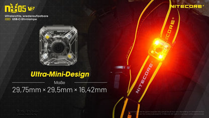 Nitecore NU05 V2 - USB-C EDC SIGNALLICHT