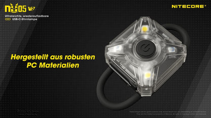 Nitecore NU05 V2 - USB-C EDC SIGNALLICHT