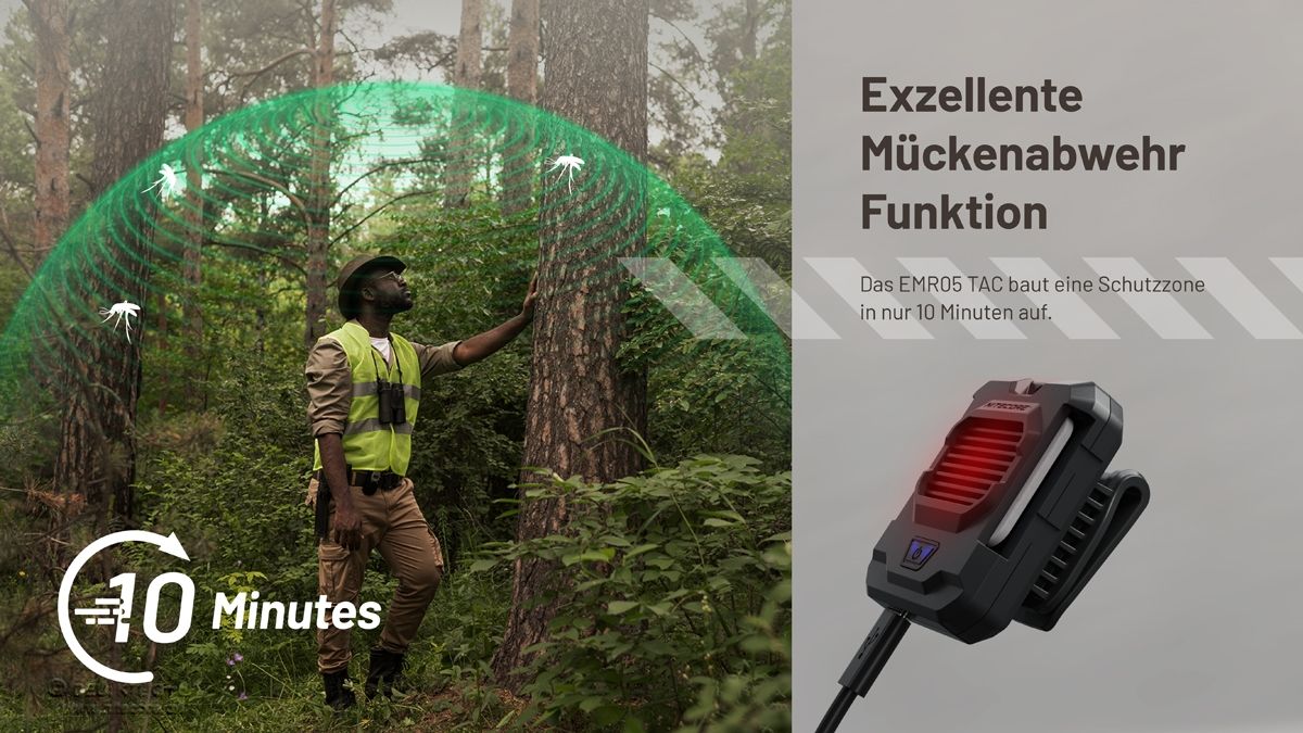 NITECORE EMR05 TAC - MÜCKENABWEHR GERÄT
