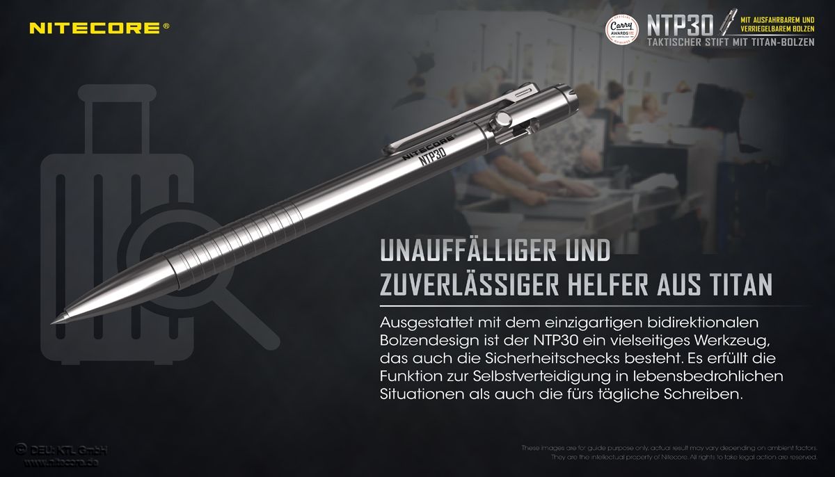 NITECORE TITAN EDC PEN NTP30 KUGELSCHREIBER