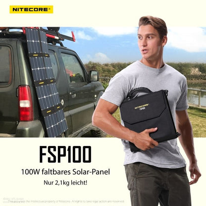 NITECORE OUTDOOR, SURVIVAL SOLARPANEL FSP100 - 100W