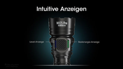 NITECORE MH25 PRO - 3300 LUMEN, UHi 40 LED EDC TASCHENLAMPE