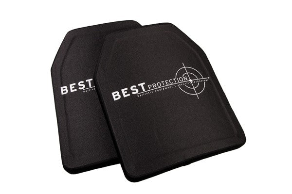 BPV SET 2x NIJ LEVEL 4 STAND ALONE KERAMIKPLATTE HARTSCHUTZEINSCHUB 30x25cm 10x12 ZOLL SCHRÄG