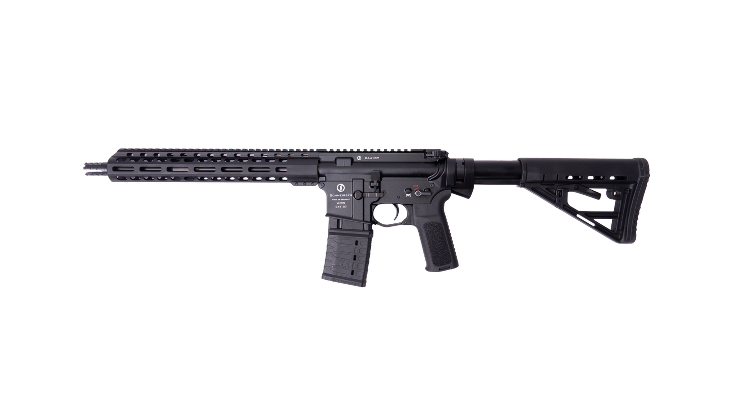 SCHMEISSER M4FL AR-15 SLIM LINE HALBAUTOMATISCHE BÜCHSE SCHWARZ 12,5"