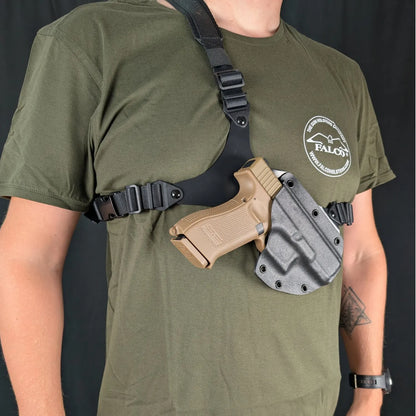 FALCO HOLSTERS D910 KYDEX CHEST HOLSTER GLOCK 45X