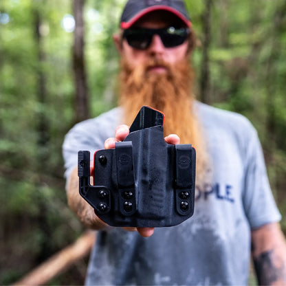 FALCO HOLSTERS A912L KYDEX/LEDER BEARING IWB HOLSTER GLOCK 43X RAIL