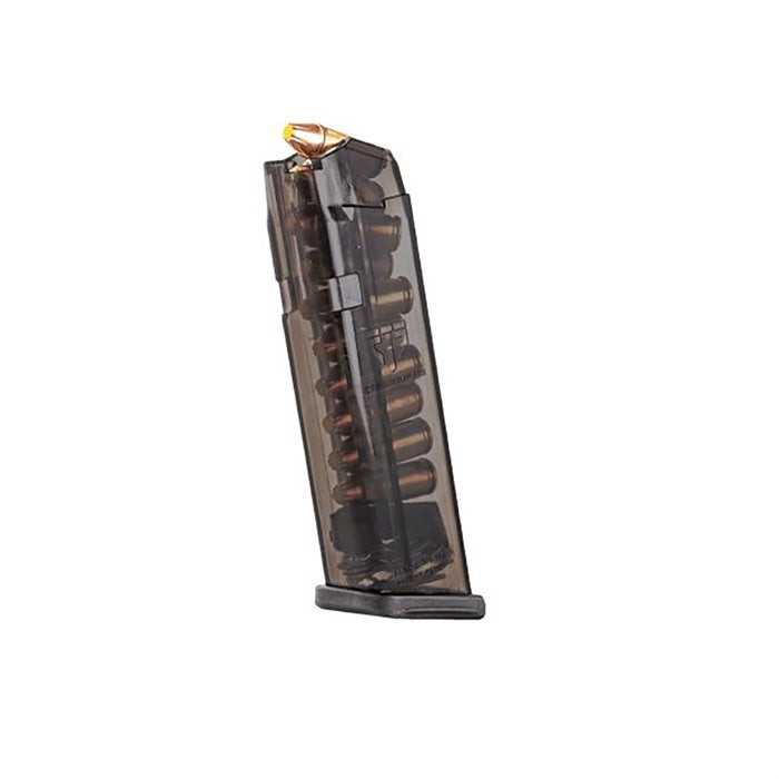 ELITE TACTICAL SYSTEMS MAG LIMITED MAGAZIN FÜR GLOCK 17, 18, 19, 26, 34 CARBON SMOKE