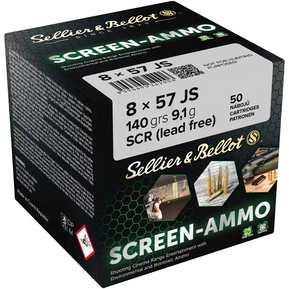 SELLIER & BELLOT SCREEN AMO SCR MUNITION 8x57 JS 140GR