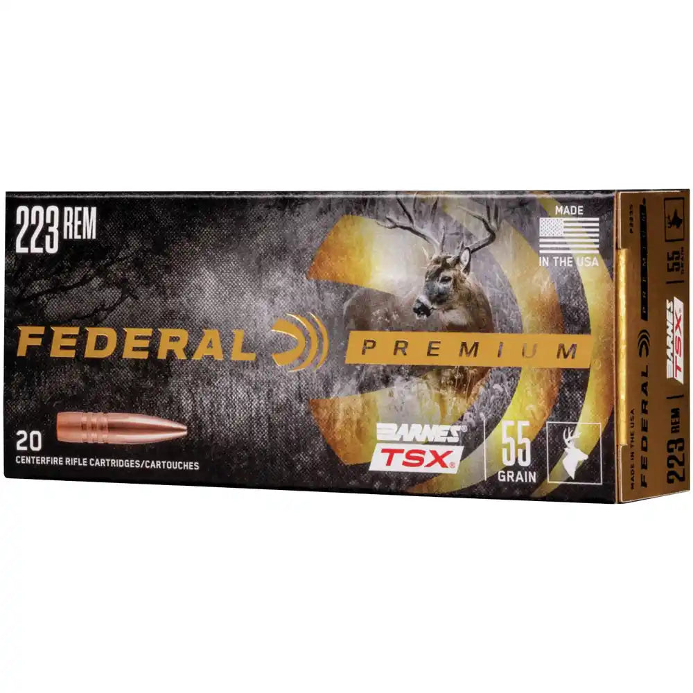 FEDERAL BARNES TSX JAGD MUNITION .223 REM. 55GR